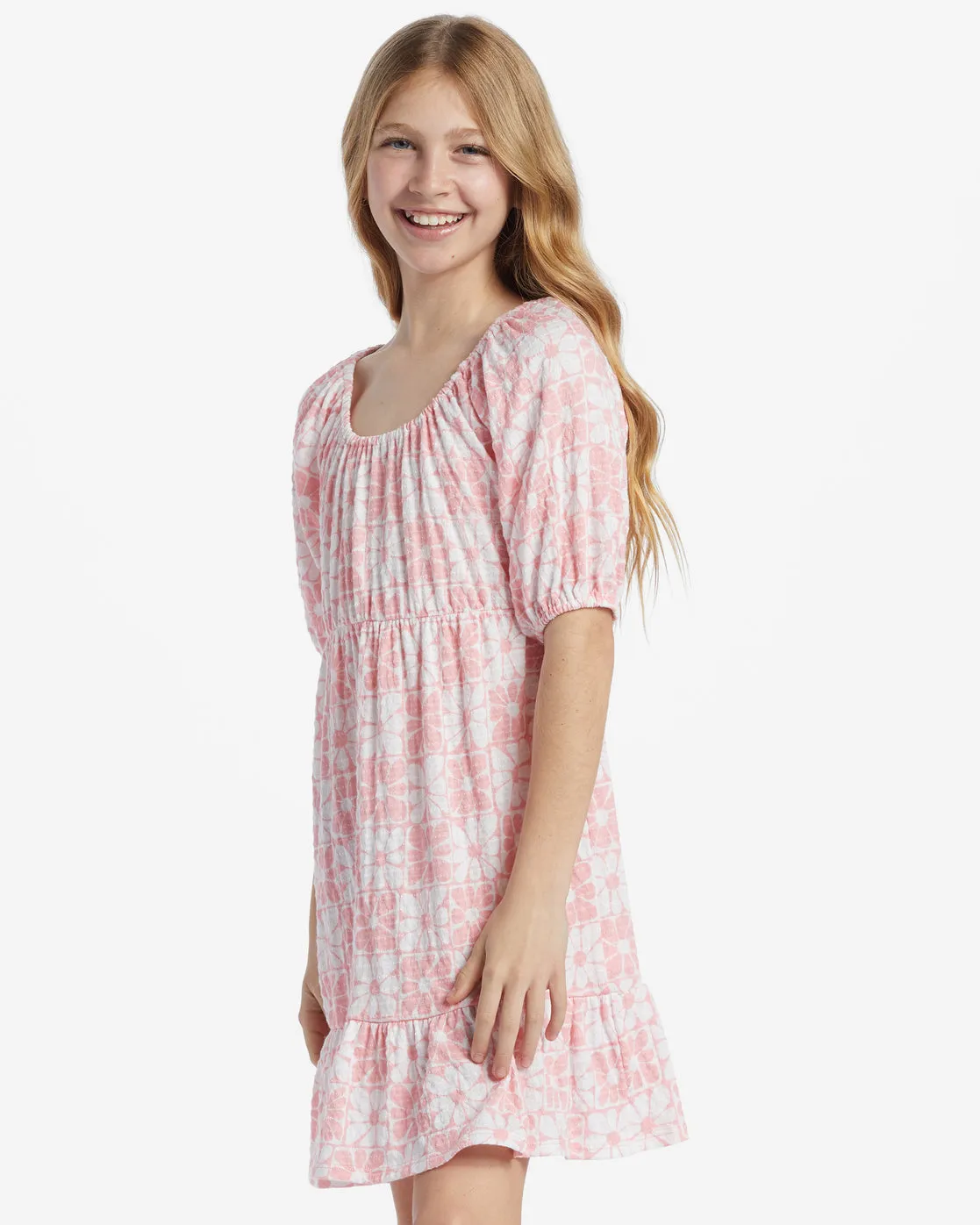 Girls Daisy Love Dress - Light Sorbet sold by Billabong product image thumbnail 2