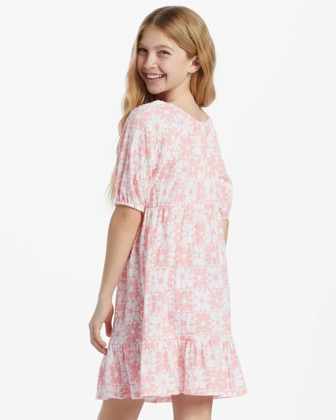 Girls Daisy Love Dress - Light Sorbet sold by Billabong product image thumbnail 3