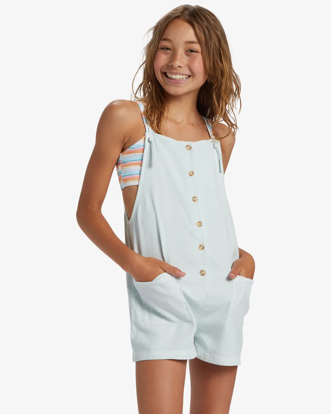 Wave Watch Jr Romper - Light Chambray sold by Billabong product image thumbnail 4