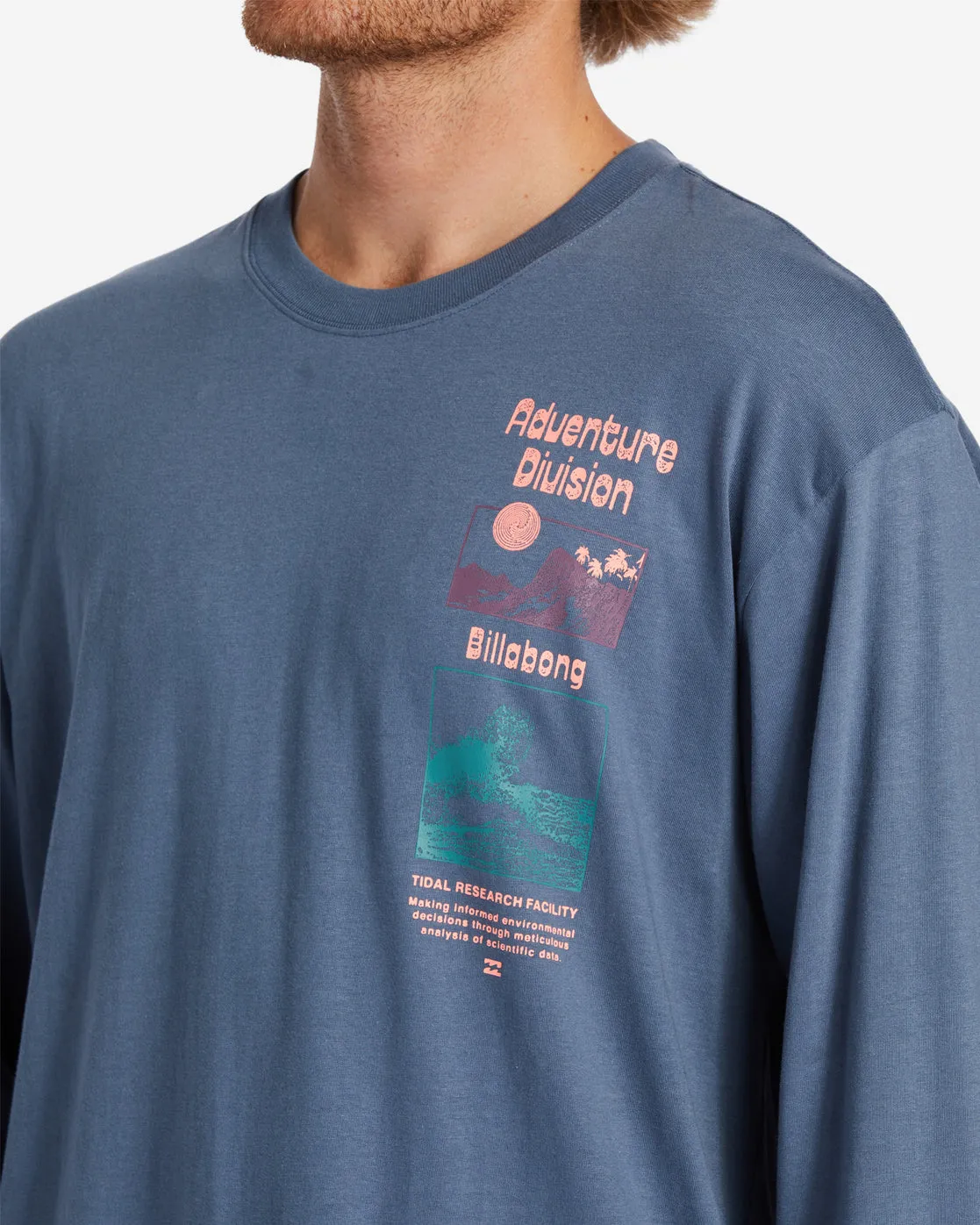 Tidal Research Long Sleeve T-Shirt - North Sea sold by Billabong product image thumbnail 3
