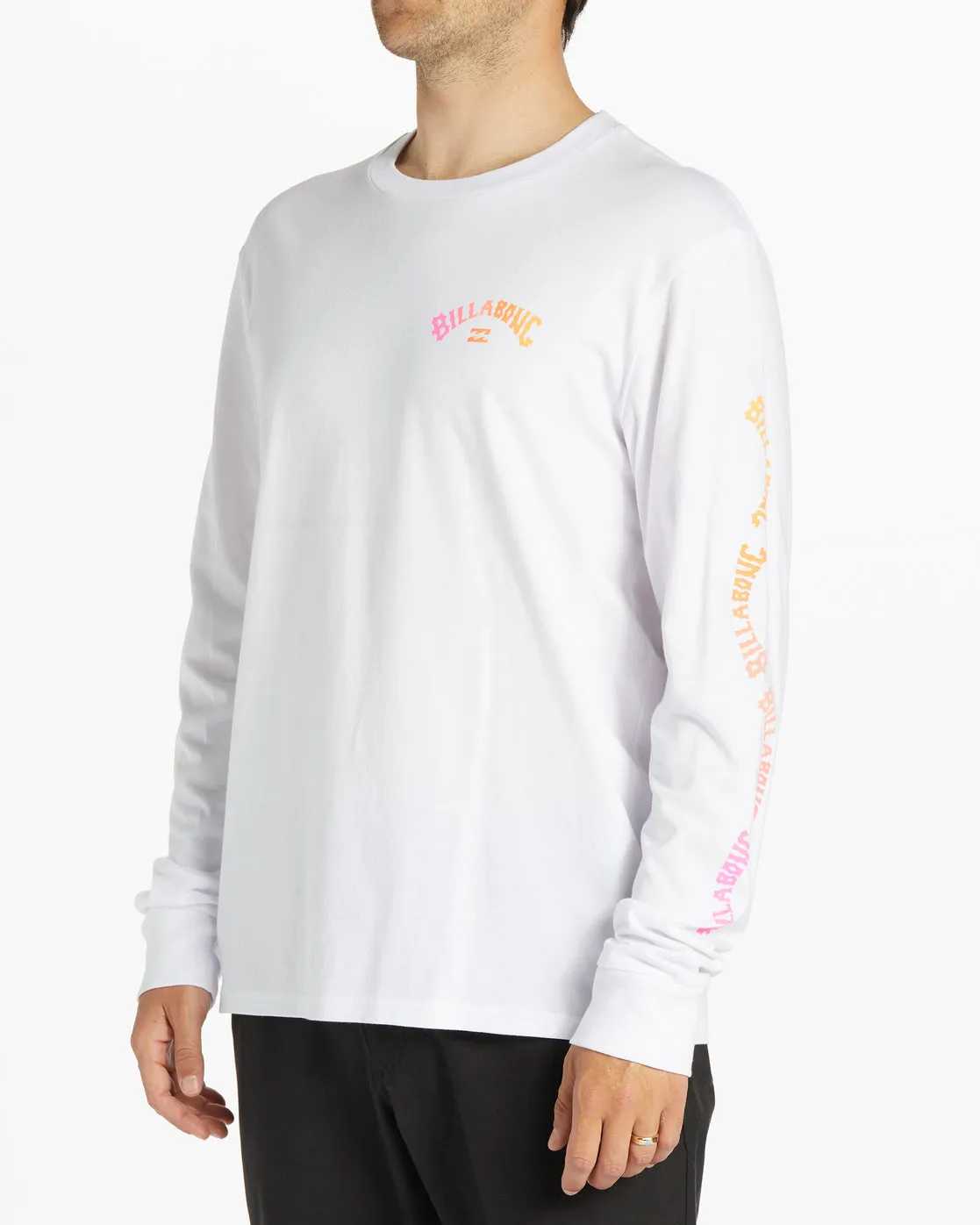 Snaking Arches Long Sleeve T-Shirt - White sold by Billabong product image thumbnail 4