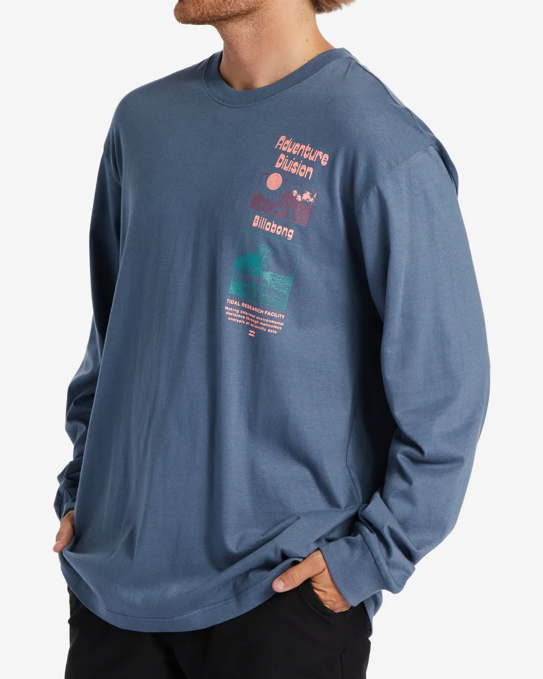 Tidal Research Long Sleeve T-Shirt - North Sea sold by Billabong product image thumbnail 2