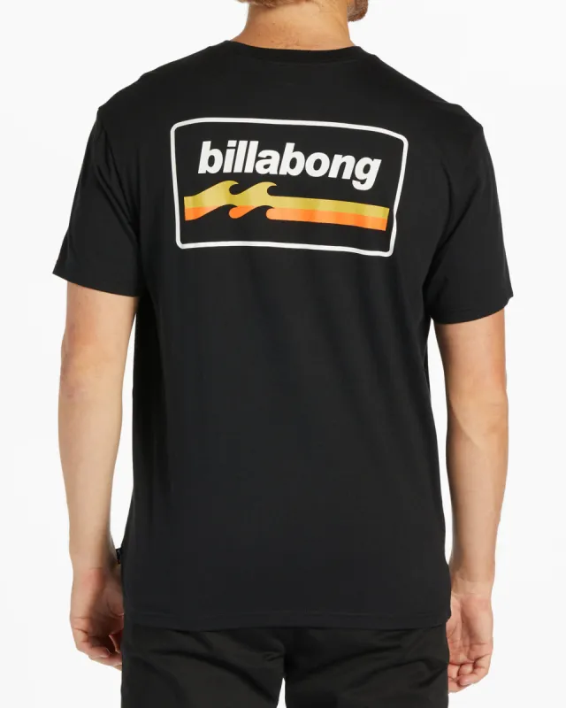 Walled Short Sleeve T-Shirt - Black sold by Billabong