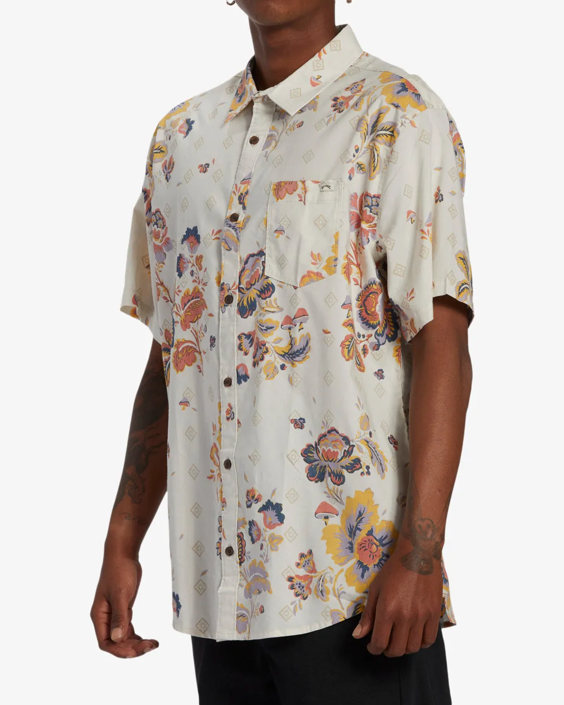 Sundays Short Sleeve Shirt - Taupe sold by Billabong product image thumbnail 2