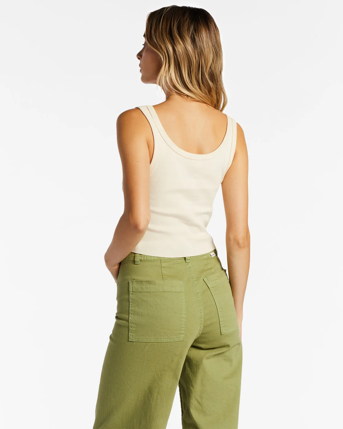 Let Love Grow Tank Top - Antique White sold by Billabong product image thumbnail 4