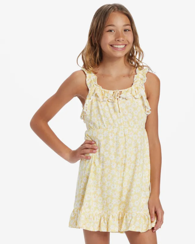 Girls Isla Dress - Honeysuckle sold by Billabong