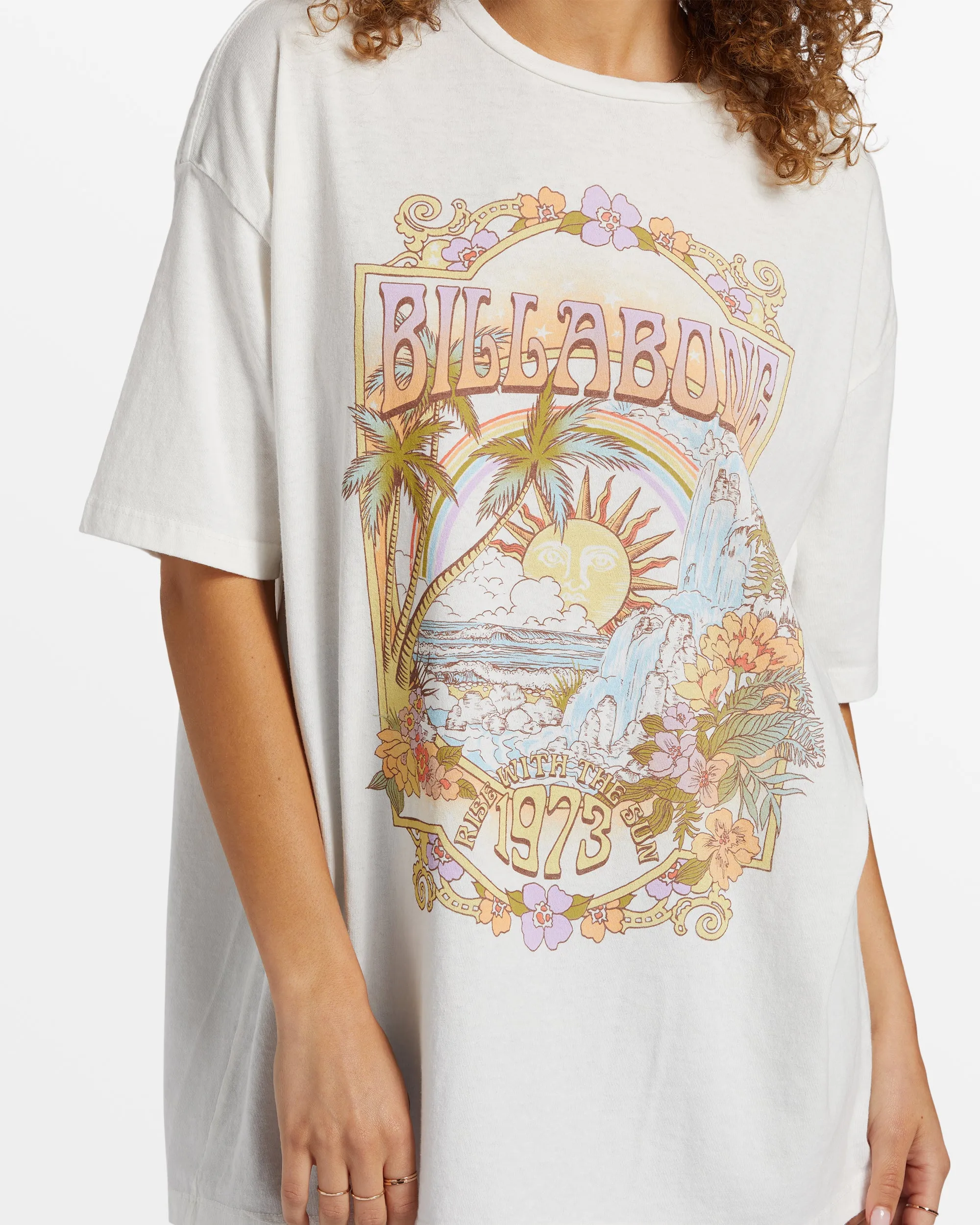 Golden Hour Oversized T-Shirt - Salt Crystal sold by Billabong product image thumbnail 4