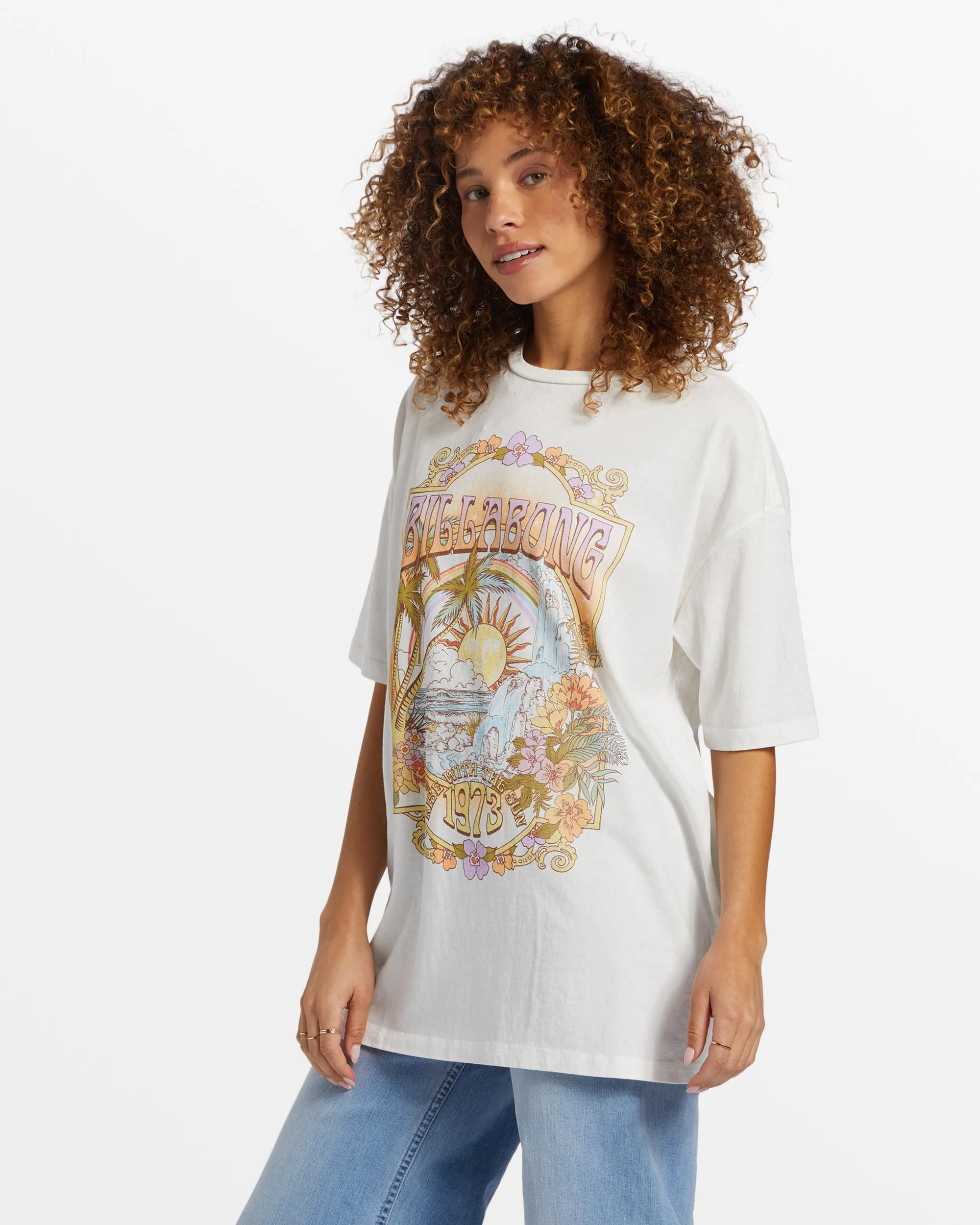 Golden Hour Oversized T-Shirt - Salt Crystal sold by Billabong product image thumbnail 3