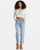 Find Your Coast Long Sleeve Cropped T-shirt - Salt Crystal sold by Billabong