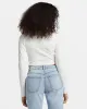 Find Your Coast Long Sleeve Cropped T-shirt - Salt Crystal sold by Billabong
