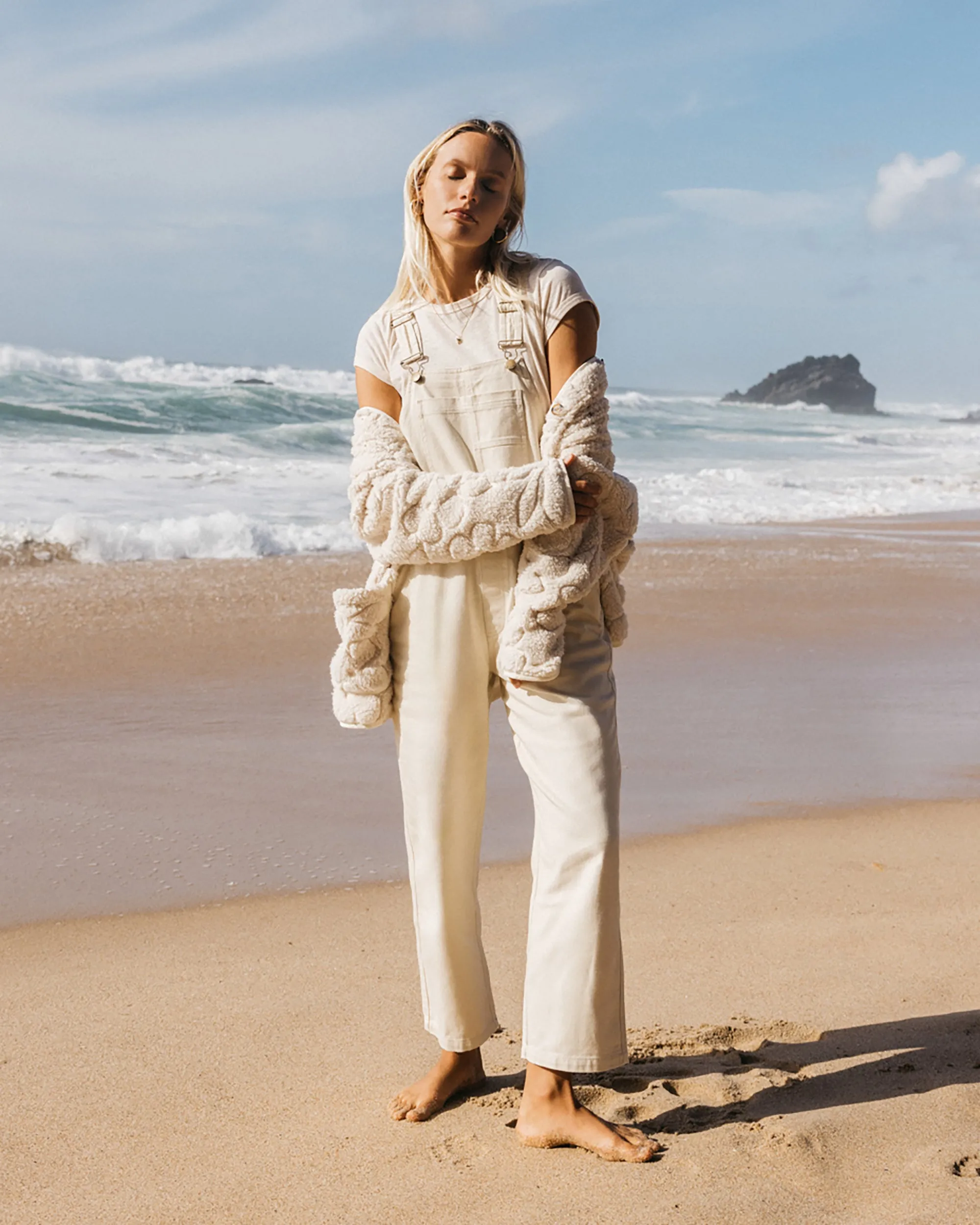 Sand Canyon Denim Overalls - White Cap sold by Billabong product image thumbnail 5