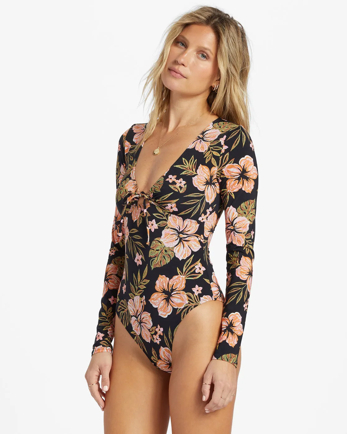 Hooked On Tropics Surf Tee - Black Pebble sold by Billabong product image thumbnail 4