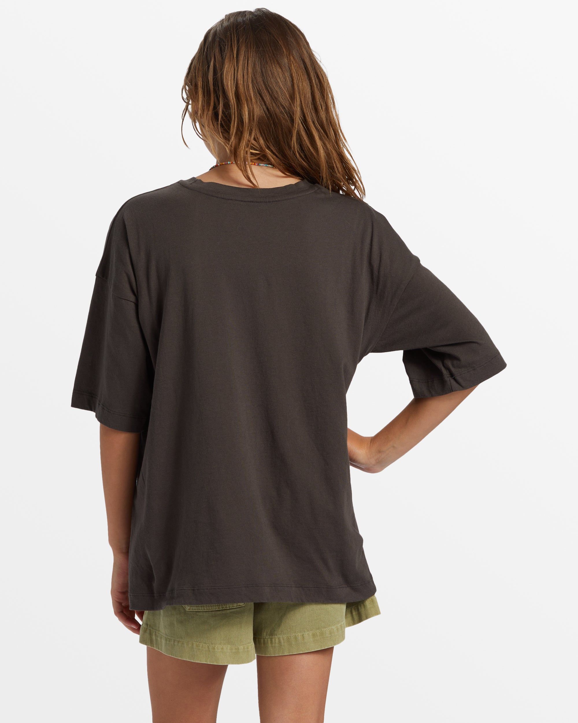 Girl's Lost In Bliss Oversized T-Shirt - Off Black sold by Billabong product image thumbnail 2