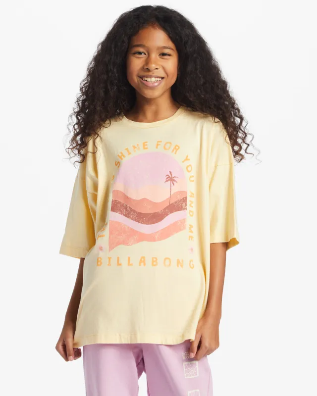 Girls Golden Hour T-Shirt - Buttermilk sold by Billabong