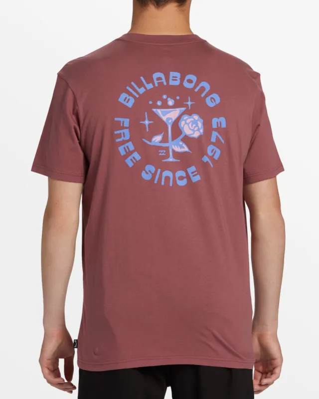 Passage T-Shirt - Dusty Red sold by Billabong