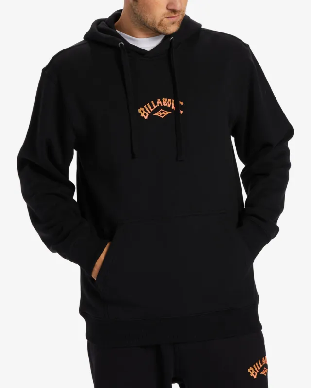 Core Arch Hoodie - Black sold by Billabong