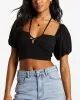Love Again Halter Top - Black Pebble sold by Billabong