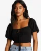 Love Again Halter Top - Black Pebble sold by Billabong