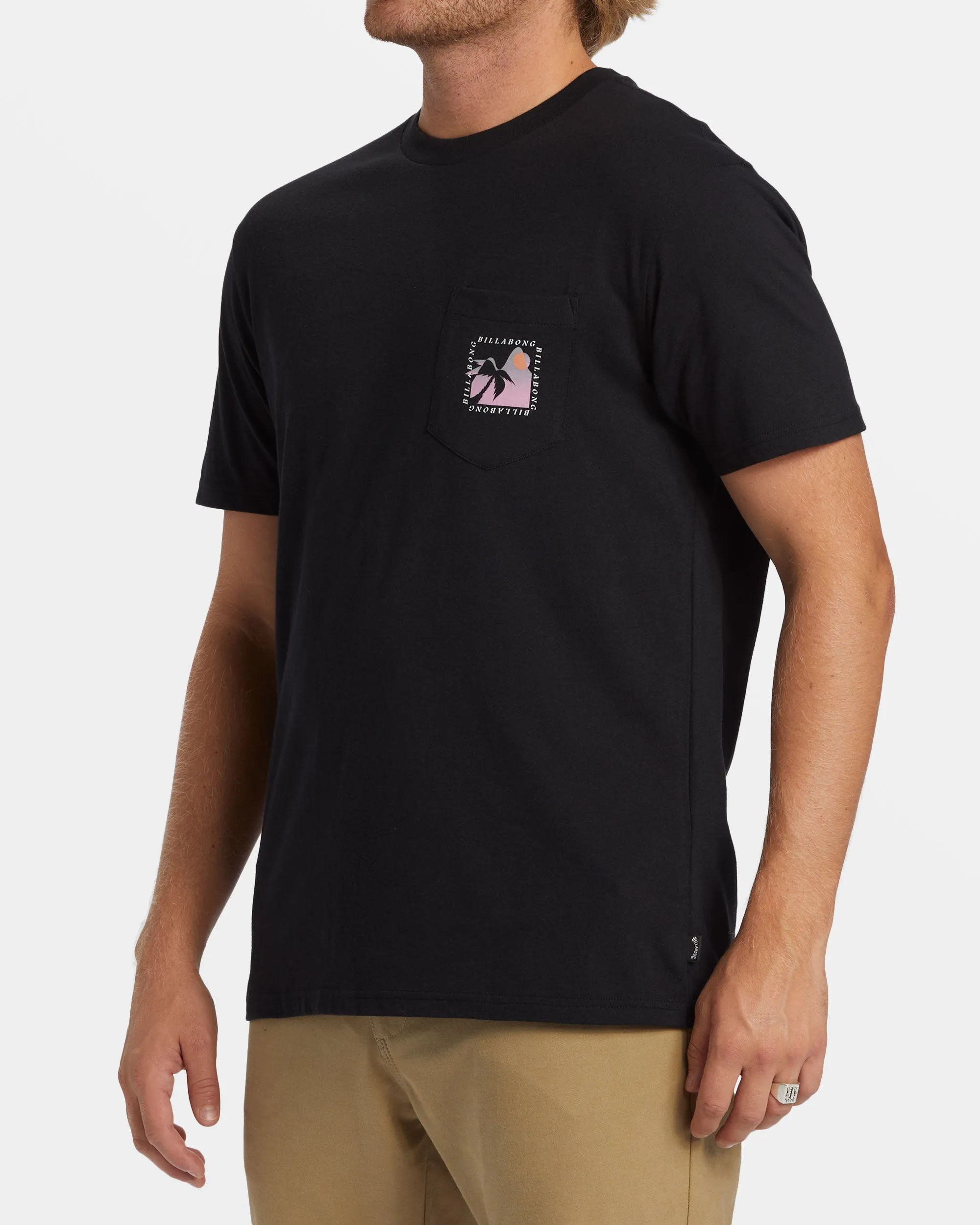 Troppo Pocket T-shirt - Black sold by Billabong product image thumbnail 5