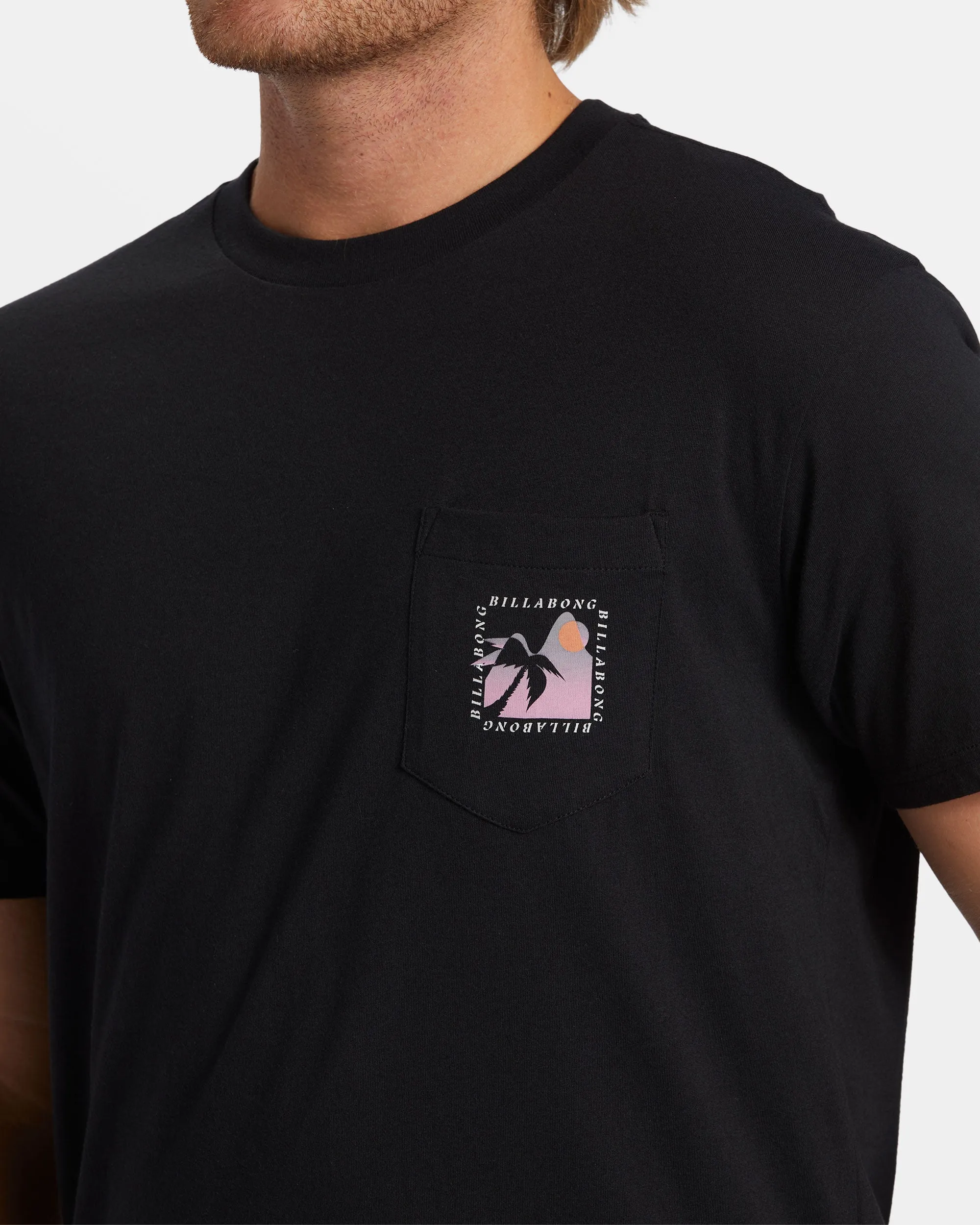 Troppo Pocket T-shirt - Black sold by Billabong product image thumbnail 4