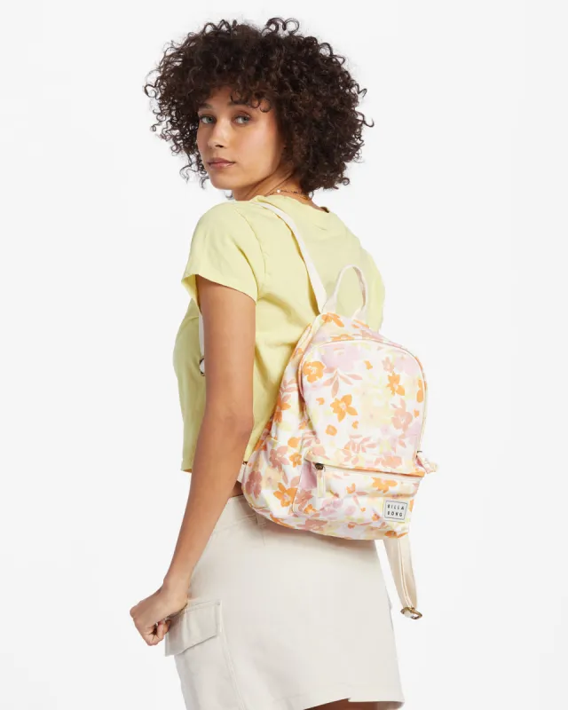 Mini Mama Canvas Backpack - Salt Crystal made by Billabong