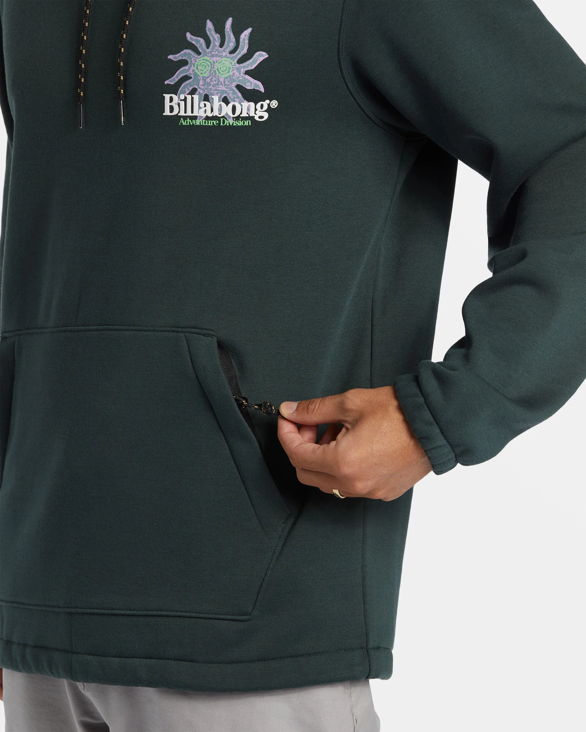 Compass Hoodie - Forest Green sold by Billabong product image thumbnail 4