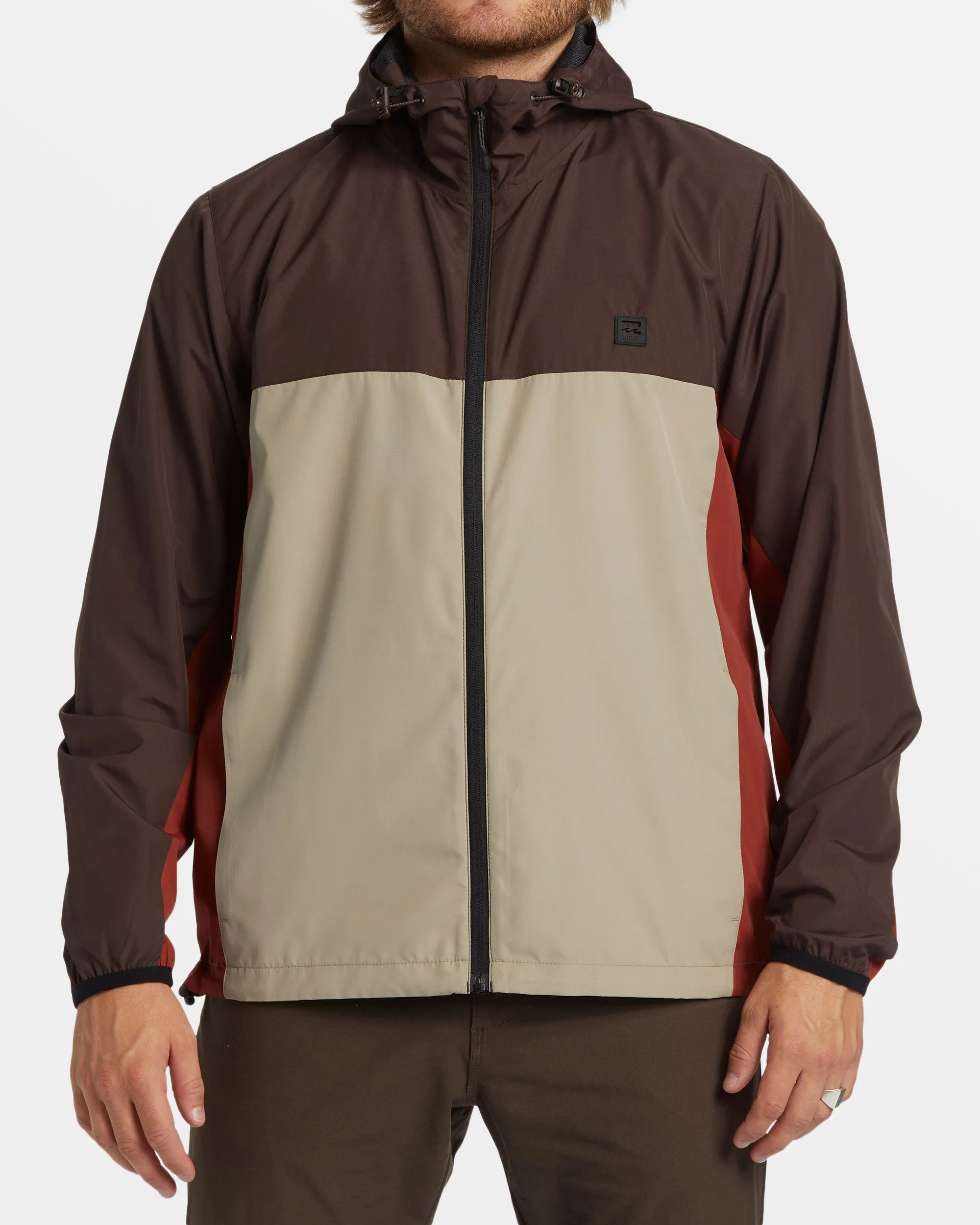 Transport Windbreaker Jacket - Java sold by Billabong