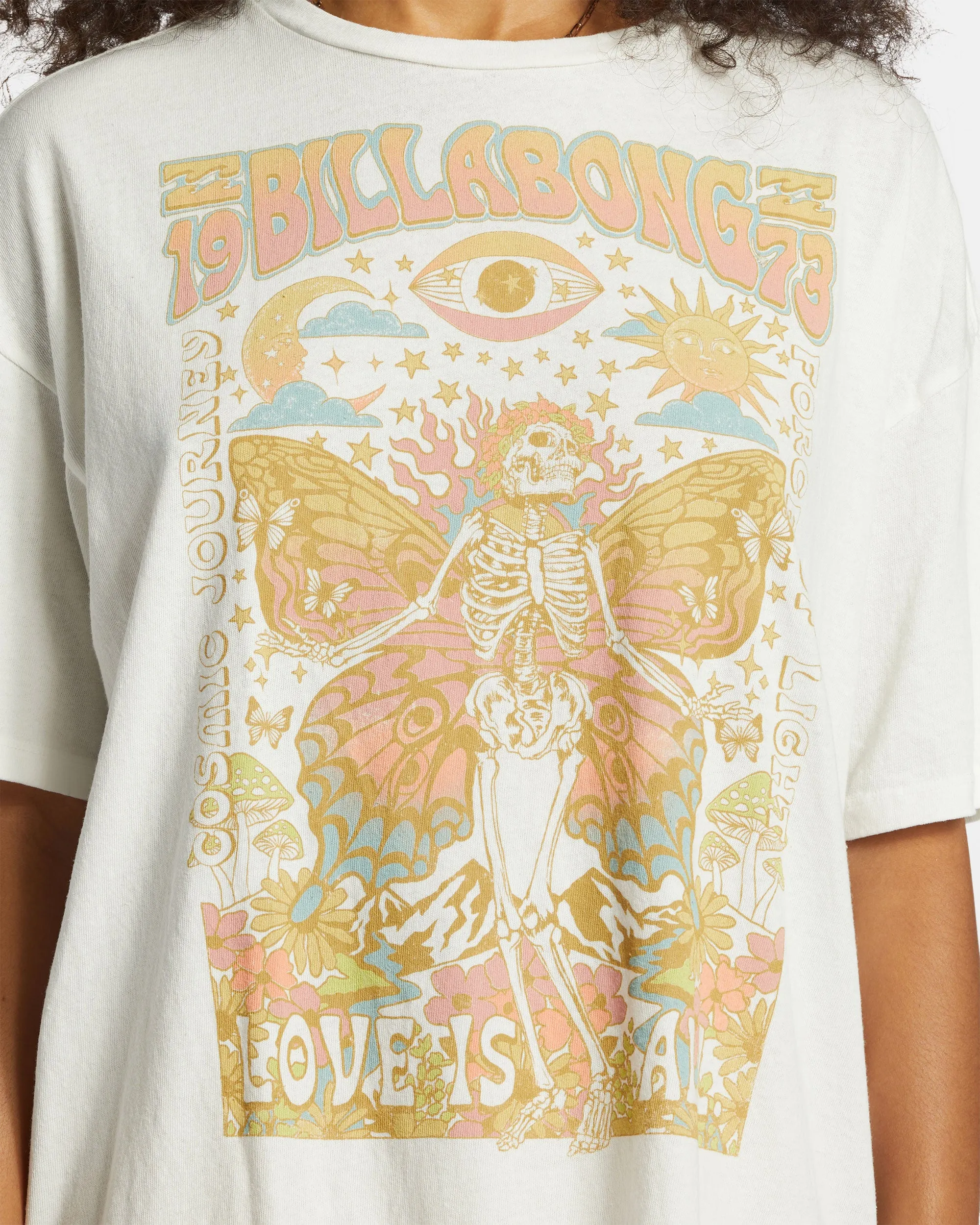 Love Is All T-Shirt - Salt Crystal sold by Billabong product image thumbnail 5