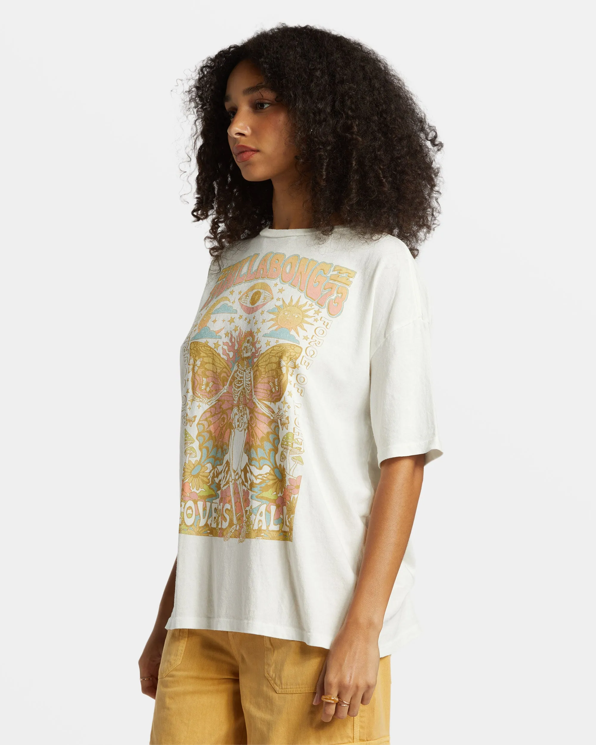 Love Is All T-Shirt - Salt Crystal sold by Billabong product image thumbnail 4