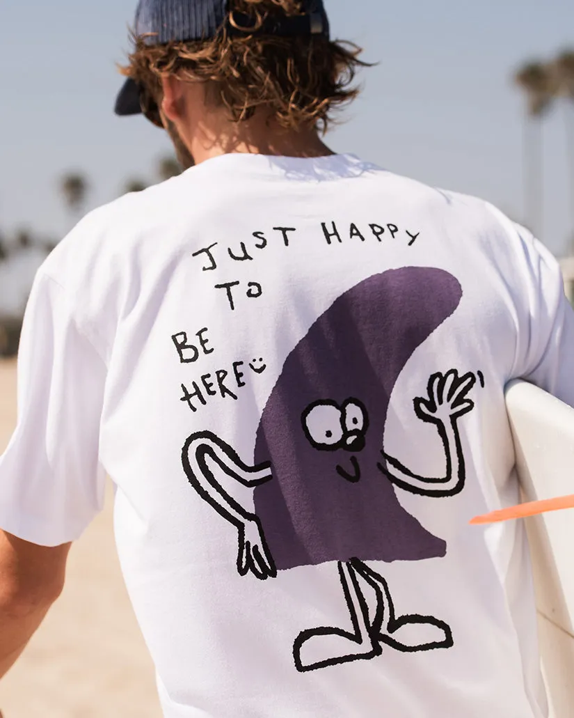 Funghi Pocket T-shirt - White sold by Billabong