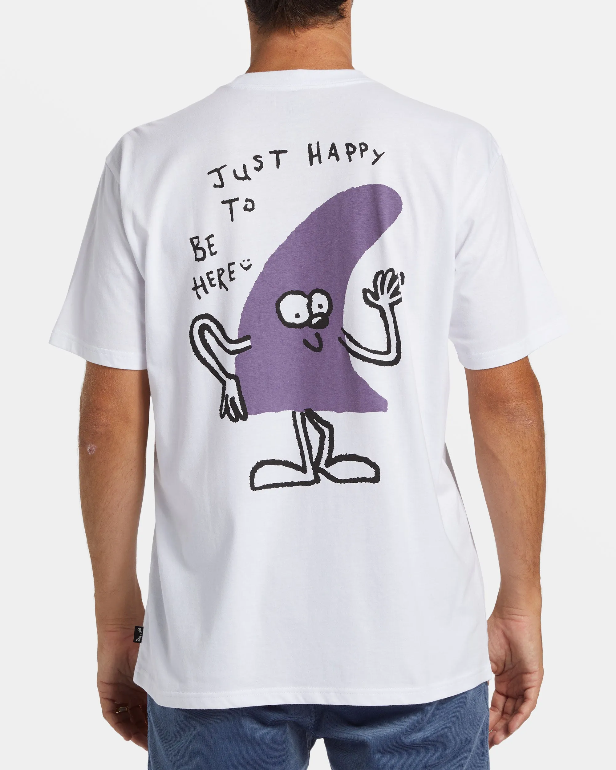 Funghi Pocket T-shirt - White sold by Billabong product image thumbnail 3