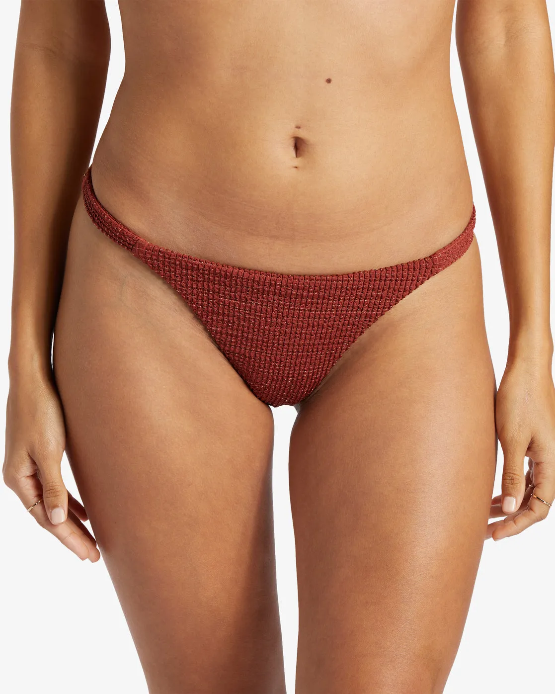 Shimmer High Maya Bikini Bottoms - Deep Sienna sold by Billabong product image thumbnail 5