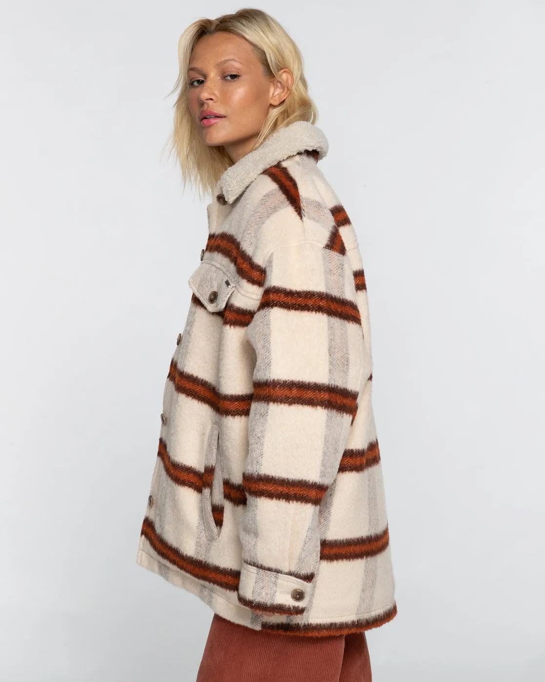 Lucky Charm Trucker Jacket - Antique White sold by Billabong product image thumbnail 2