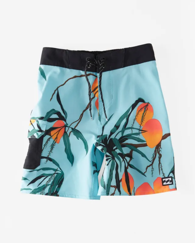 Boys (2-7) Sundays Pro Performance 13" Boardshorts - Coastal Blue sold by Billabong