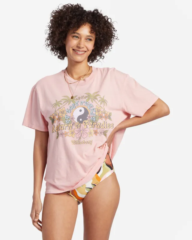 Never Lost T-Shirt - Light Sorbet sold by Billabong