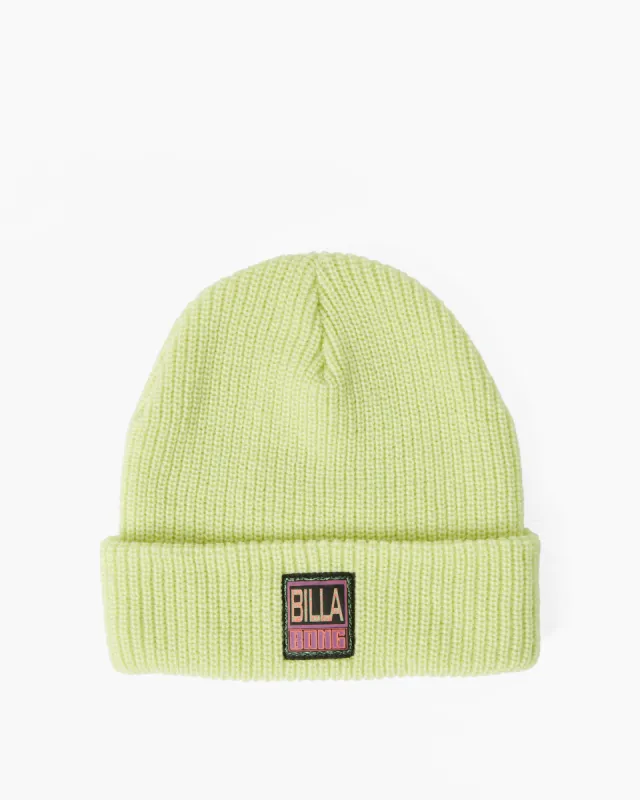 Walled Beanie - Light Green made by Billabong