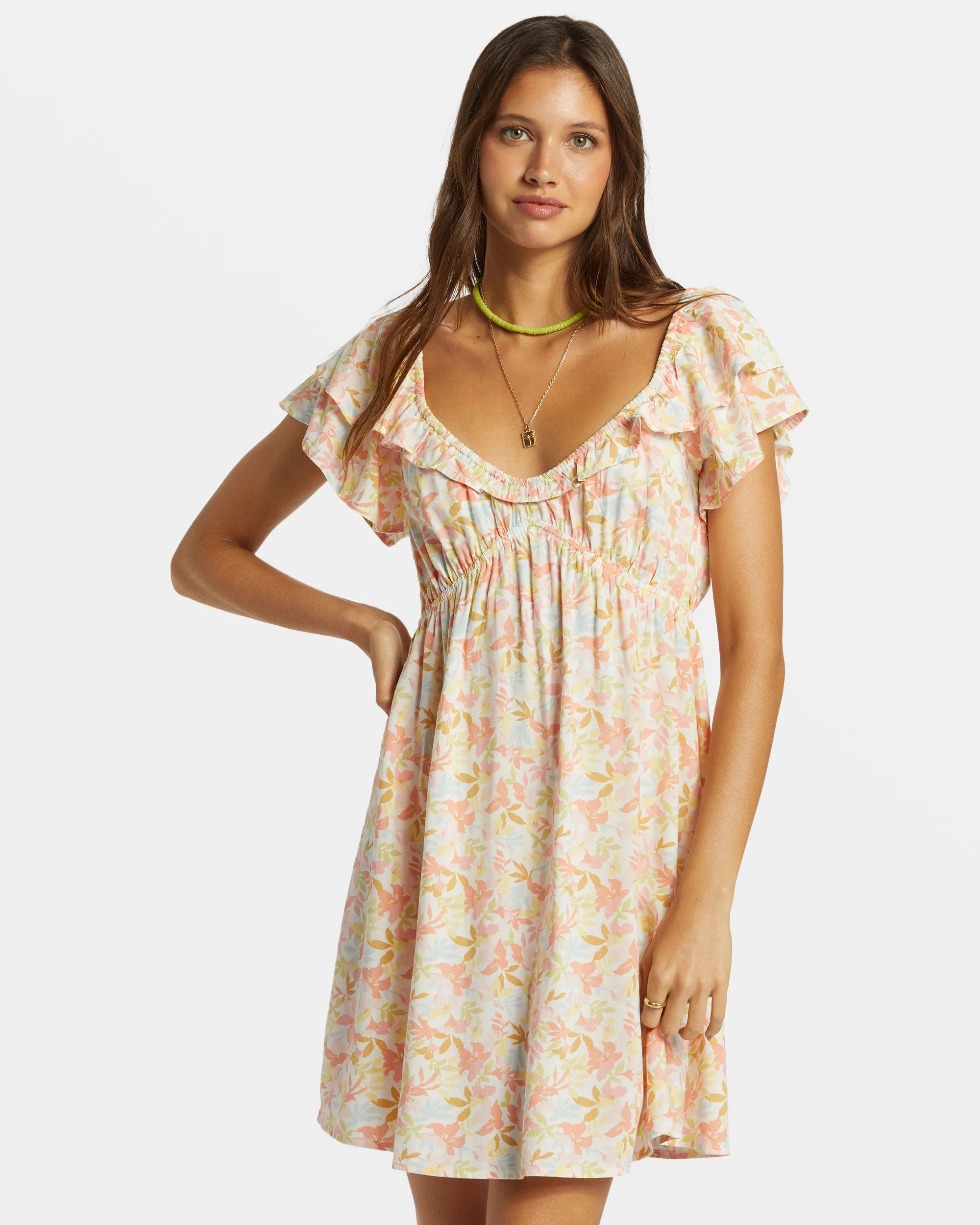 Enchant Me Mini Dress - Salt Crystal sold by Billabong product image thumbnail 3