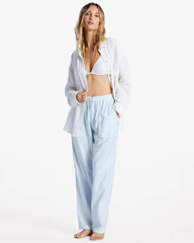 Beachy Keen Woven Pants - Light Chambray 1 sold by Billabong