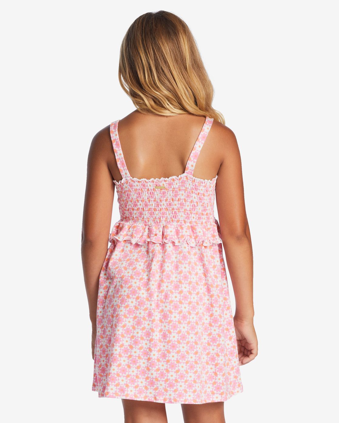 Girls Summer Play Babydoll Dress - Pink Trails sold by Billabong product image thumbnail 3