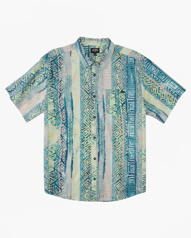 Boys Sundays Short Sleeve Shirt - Aqua sold by Billabong