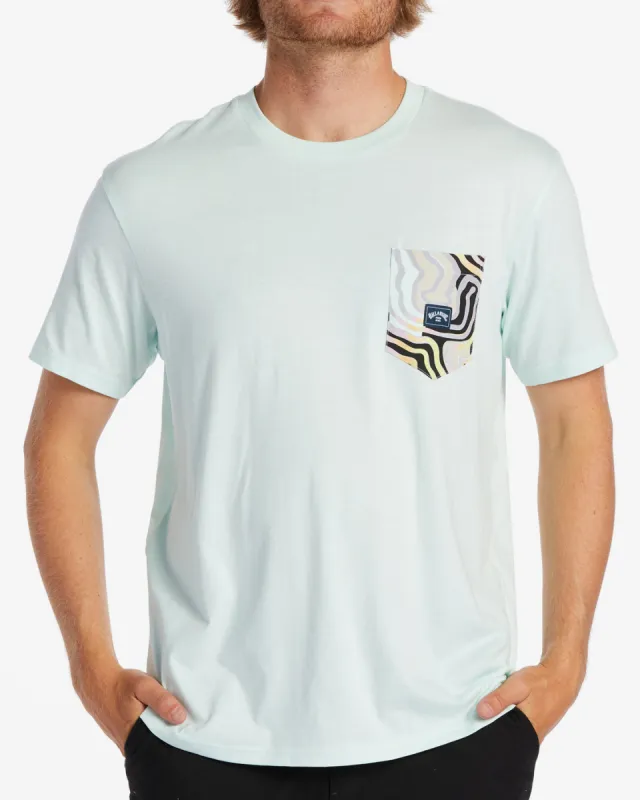 Team Pocket T-Shirt - Seaglass sold by Billabong