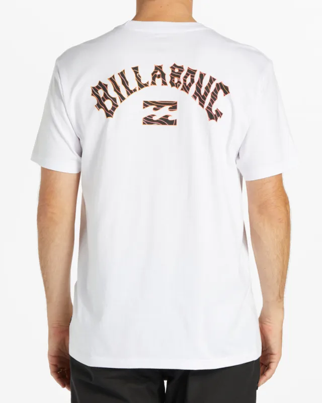 Arch Fill Short Sleeve T-Shirt - White sold by Billabong