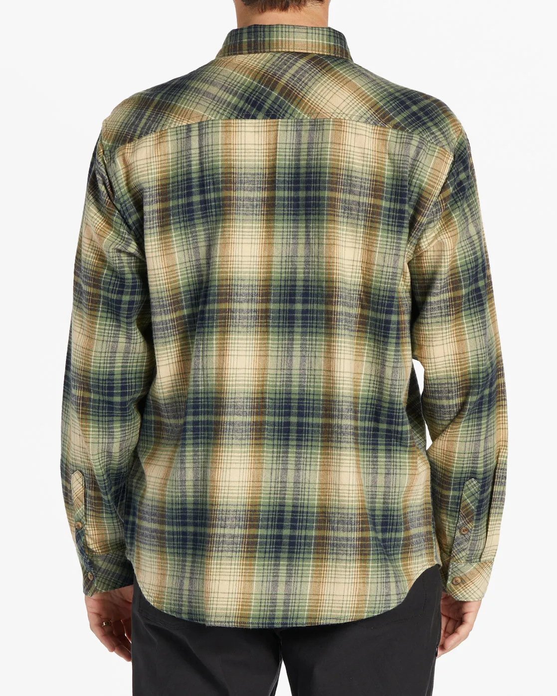 Coastline Flannel Long Sleeve Shirt - Sage sold by Billabong product image thumbnail 2