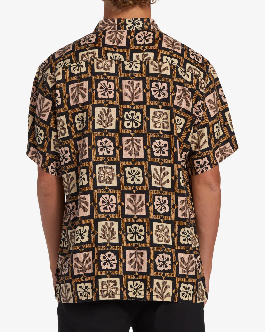 Tiki Reef Hemp Short Sleeve Woven Shirt - Tiki sold by Billabong product image thumbnail 3