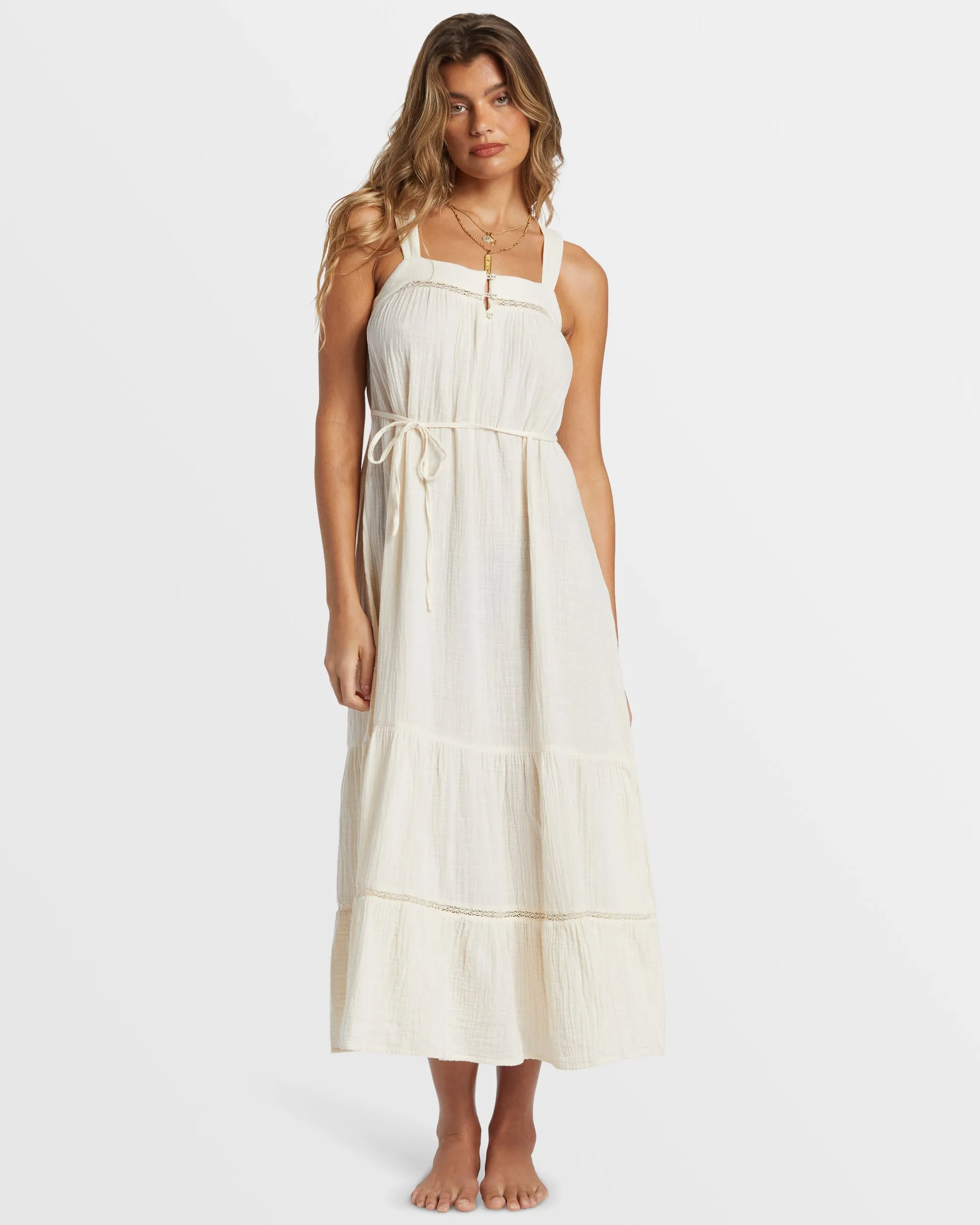 Summers End Maxi Dress - White Cap sold by Billabong product image thumbnail 5