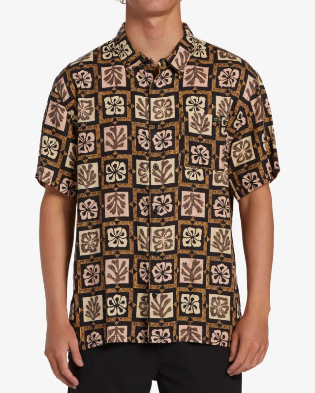 Tiki Reef Hemp Short Sleeve Woven Shirt - Tiki made by Billabong