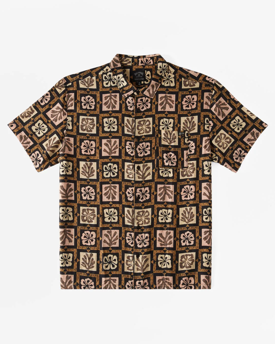Tiki Reef Hemp Short Sleeve Woven Shirt - Tiki sold by Billabong product image thumbnail 5