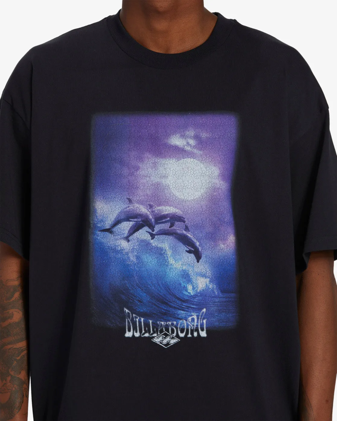 Dolphin Love OG T-Shirt - Black sold by Billabong product image thumbnail 3