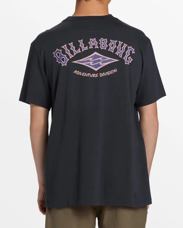 A/Div Arch T-Shirt - Washed Black sold by Billabong