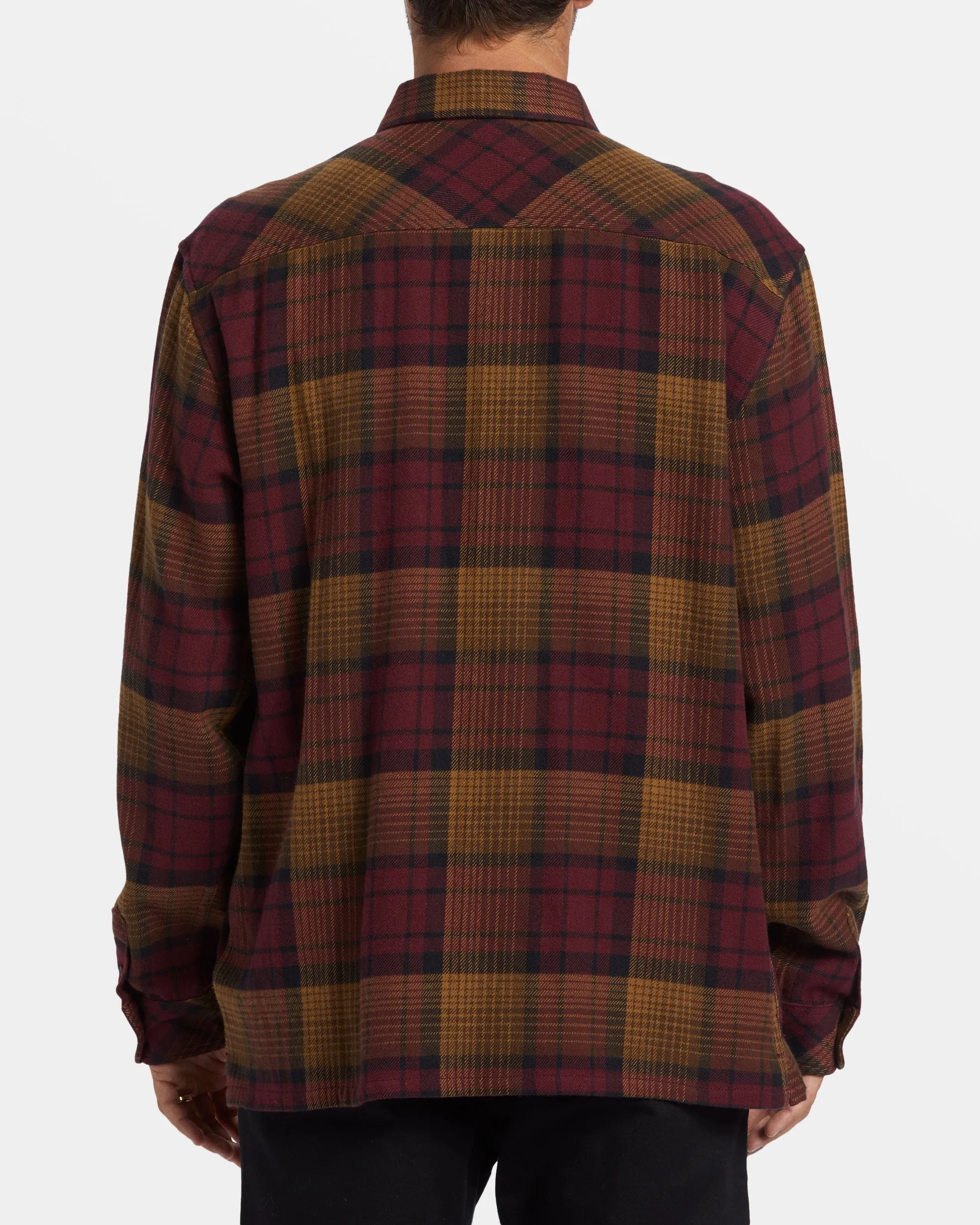 Offshore Long Sleeve Flannel Shirt - Port sold by Billabong product image thumbnail 3